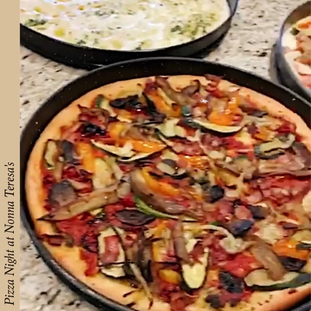“Pizza Night at Nonna Teresa’s” post from Café Gentile’s Quarantine Kitchen series